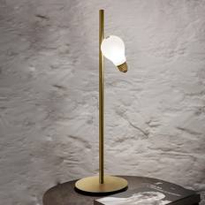 Slamp Illuminazioni Slamp Ottone Spazzolato Bianco Lampada da tavolo