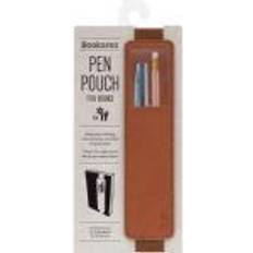 Brown Pencil Case IF Bookaroo Pen Pouch Notebook/Pen Organiser Elasticated A5 Notebook -Brown