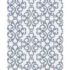 Wallpapers EDEM 85037BR30 Baroque wallpaper metallic highlights white blue purple 5.33 m2