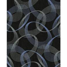 Wallpapers EDEM 85034BR36 Graphic wallpaper metallic highlights anthracite 5.33 m2
