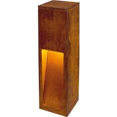 Brown Pole Lighting SLV Rusty Rust Bollard 50cm