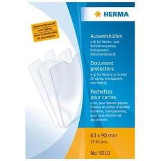 Herma protective pocket for 63 x 90 mm transparent (pack of 25)
