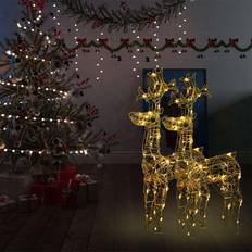 Lampes de Noël vente vidaXL julerensdyr 2 Lampe de Noël