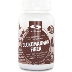 Glucomannan fiber Healthwell Glucomannan Fiber, 90 kapsler 90 stk