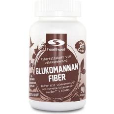 Glucomannan fiber Healthwell Glucomannan Fiber, 90 kapsler