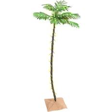Brun Julelamper vidaXL LED-palmetræ 180 96 LED'er varmt Julelampe