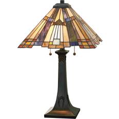 Brown Table Lamps QUOIZEL Pretty Inglenook Table Lamp