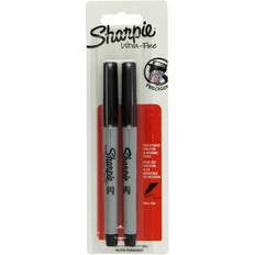 Sharpie Stylos Sharpie Permanent Marker Ultra Fine Point, 0.5 mm (2-pack)