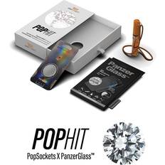 Popsocket PanzerGlass iPhone 12 12 Pro PopHit Bundle Skærmbeskyttelse, PopSocket Swarovski & Spray