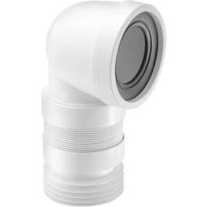 McAlpine 4''/110mm 90° Flexible WC Connector 170mm-250mm