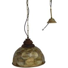 Dkd Home Decor Loftslampe 25W Gylden Pendel