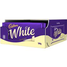 Cadbury White Chocolate Bar 180g Box of 18