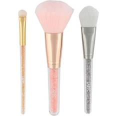 Cosmetics 3 Piece Crystal Brush Set