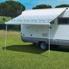 Tagtelte Reimo Fiamma Markise F65L (tagtelt) 4,5m. Case hvid, Royal Grey klud