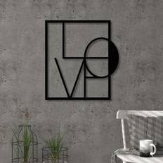 Black Framed Art METAL WALL - NO.5 Framed Art