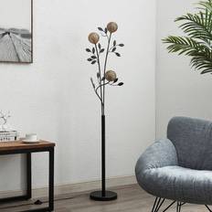 Lucande Belysning Lucande Evory Black/Gold Golvlampa