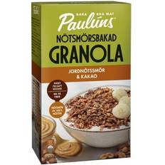 Paulúns Flingor, Müsli & Gröt Paulúns Nötsmörsbakad Granola Jordnötssmör & Kakao 430