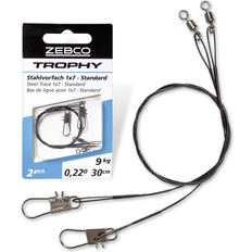 Zebco Fiskeliner Zebco Trophy Steel Trace 1x7 Standard, Stålforfang 50 cm