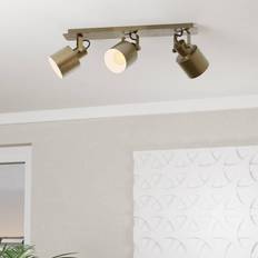 Beige Spotlights Eglo Southery loftspot, creme-guld Spotlight