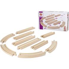 Eichhorn Toy Trains Eichhorn rail, 10-piece rail set 100006403