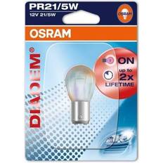 Pr21 Osram BAW15d (PR21/5W) Diadem Rött sken