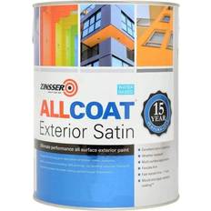 Zinsser Grey Paint Zinsser AllCoat Water Based Exterior Satin Grey