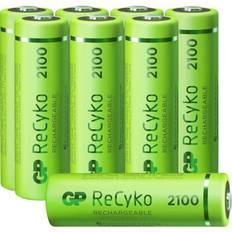 Gp recyko 2100 GP Batteries Genopladeligt AA-batteri NiMH 8 stk ReCyko HR06 2100 mAh