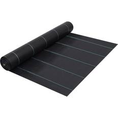 vidaXL Ukrudtsdug 1x25 m PP Mat Sort