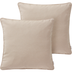 Jotex Boligtekstiler Jotex MENTON 2-pak Komplet pyntepude Naturfarvet, Beige (50x50cm)