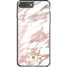 Richmond & Finch Skal för iPhone 6/6S/7/8/SE 2 Rosa Guld Marmor