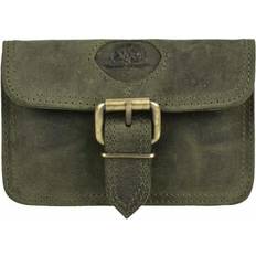 Greenburry Bæltetasker Greenburry Gürteltasche Leder quer Druckknopf oliv VINTAGE 327 Shop