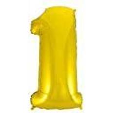 GoDan foil balloon number 1 gold, 85cm