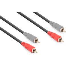 Vonyx CX340-3 Cable 2xRCA M-2xRCA 3m