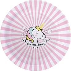 Paptallerkener Unicorn Love Dream