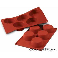 Rood Muffinvormen Silikomart Classic Muffin Tray 18x4.3 cm