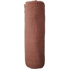 Mushie Babynester & Decken Mushie svøb swaddle, 120x120 Cognac