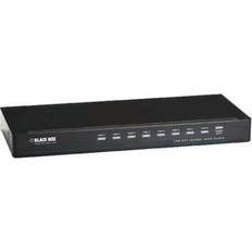 Black Box DVI-D splitter ljud HDCP, 1 8, AVSP-DVI1X8 med ljud HDCP, 1 8