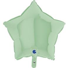 Grabo Folieballon Stjerne Pastelgrøn Mat 45 cm