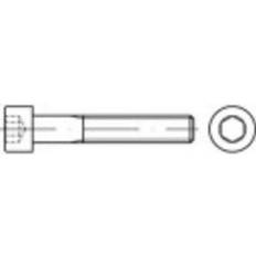 Byggematerialer Toolcraft TO-5419263 Cylinderskruer M5 sekskant ISO 4762 Stål Galvaniseret