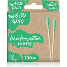 Billiga Bomullspinnar The Eco Gang Bamboo Cotton Swabs bomullspinnar färg White