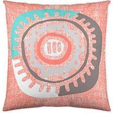 Orange Scatter Cushions Costura Yamine Coral Cushion Cover Orange (50x50cm)