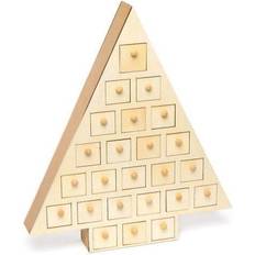 Baker Ross Baker Ross AC423 Wooden Advent Tree (Pack of 1) Perfect for Children to Design and Decorate, Ideal for School, Groups and Home Crafting, Assorted