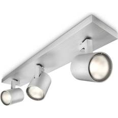 Migliori_valutati Faretti Philips Runner 3xGU10 Attacco GU10 Colore Alluminio 53093/48/12 Faretto