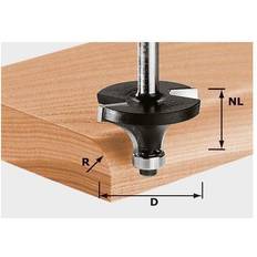 Festool Elværktøj Festool Afrundingsfræser HW S8 D38,1/R12,7 KL