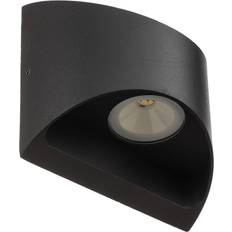 ECO-Light Halvrund LED-utomhusvägglampa Dodd Väggarmatur