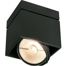 SLV Kardamod Surface Black Ceiling Flush Light 15.5cm