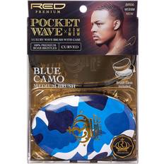 Kiss Premium Pocket Wave X Bow Wow Curved Palm Boar Brush with Case