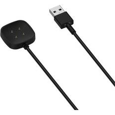 För Fitbit Versa 4 USB Laddningskabel docka 1m