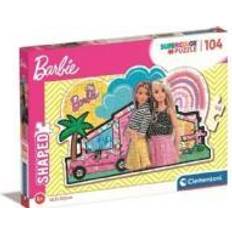 Clementoni Children Puzzle 27163 Pussel 104 Shaped Barbie, 6-8 år, Pussel för barn