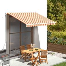 vidaXL Markisväv gul orange 3,5x2,5
